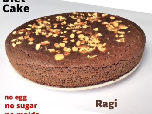 Eggless Ragi Cake Recipe - No Jaggery - No Wheat Flour - No Maida - No Eggs  - No Milk - No Sugar - Nisa Homey | Skinny Recipes | Eggless Ragi