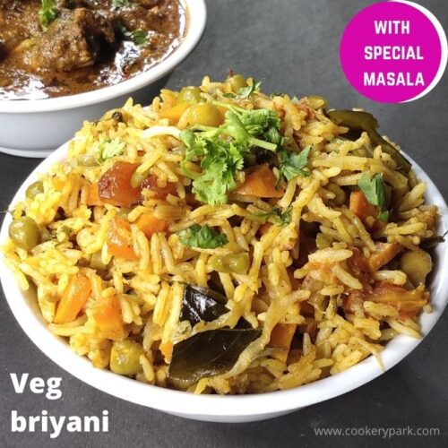 Vegetable Biryani in Pressure Cooker Veg Biryani recipe Cookery Park