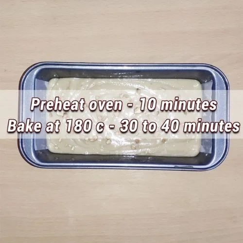 Banana loaf cake recipe