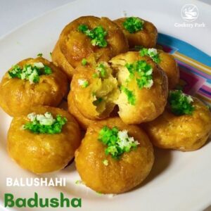 Read more about the article Badusha recipe | Balushahi recipe | How to make Balushahi sweet