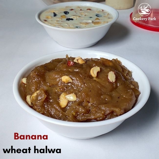 Banana wheat halwa recipe