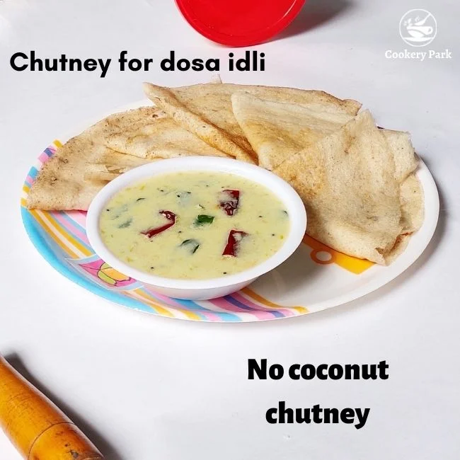 No coconut chutney recipe Chutney for idli dosa without coconut
