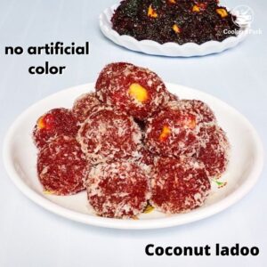 Read more about the article Coconut beetroot laddu | Beetroot recipes | Easy Desiccated coconut recipes