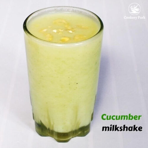 Cucumber smoothie Cucumber milkshake recipe Cookery Park