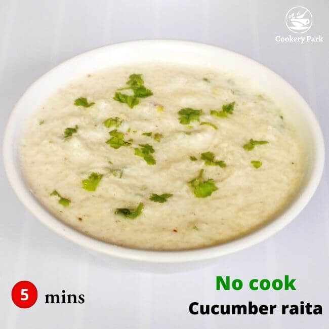 cucumber raita recipe