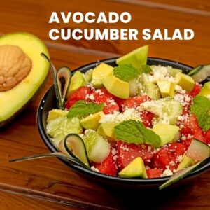 Read more about the article Avocado Cucumber Salad Recipe