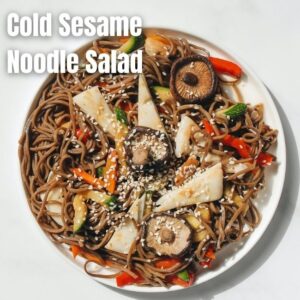Cold Sesame Noodle Salad Recipe